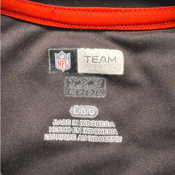 NFL Cleveland Browns Brown Long Sleeve TX3 Cool Athletic Top- L - Picture 3 of 11